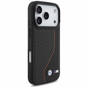 BMW M Carbon Line & Logo MagSafe Чехол для iPhone 17 Pro - красный