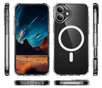 Perfectionists Caurspīdīgs magnētiskais futrālis Apple iPhone 16 Plus, caurspīdīgs