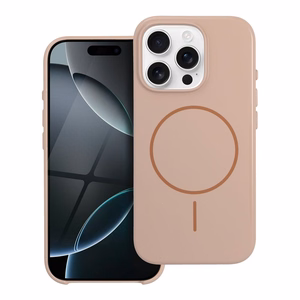 Чехол для iPhone 17 PRO MAX Glossy Mag Cover совместимый с MagSafe пустынно-золотой