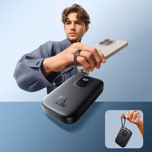 Внешний аккумулятор Joyroom JR-PBF17 22.5W с кабелем USB-C 10000mAh чёрный