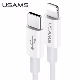 USAMS Kabelis USB-C to LIGHTNING PD FAST CHARGING 1,2M 20W LITHE SERIES violets SJ566USB03 (US-SJ566)