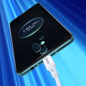BWOO Kabelis USB-C - USB-C 1m 60W ABS + TPE X282 C-C balts