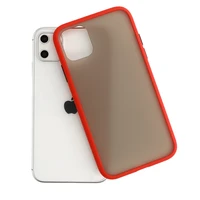 Vennus Color Button Bumper viedtālruņa apvalks Samsung Galaxy A20S sarkans