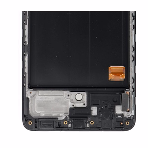 FIXCELL AMOLED LCD displejs ar rāmi SAMSUNG A51 4G, melns (mainīts stikls)