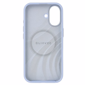 Liavec Silky maciņš ar metāla kameras rāmi priekš Iphone 17 zils
