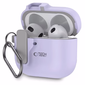Tech-Protect plāns āķa apvalks AirPods 4 - violets