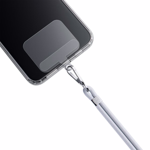 3mk EasyClip tālruņa aukliņa, pelēka (sudraba krāsas furnitūra)