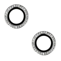 Rūdītais Stikls Ciets Dimants Kamerai (Objektīvam) Iphone 14/14 Plus/16e sudraba (objektīvi 2 gab.)