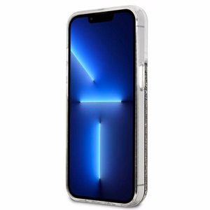 Karl Lagerfeld Liquid Glitter Gatsby viedtālruņa apvalks iPhone 13 Pro / iPhone 13 - melns