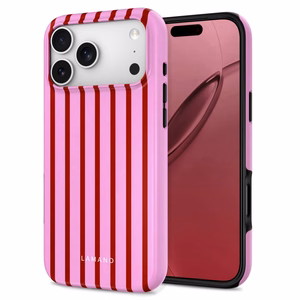 Tech-Protect Lamano MagSafe maciņš iPhone 18 Pro / 17 Pro, rozā / sarkans