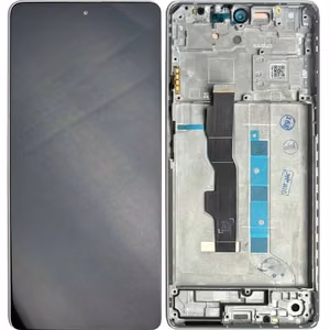 LCD ekrāns Xiaomi Redmi Note 13 5G ar skārienekrānu ar rāmi Arctic White oriģināls (service pack)
