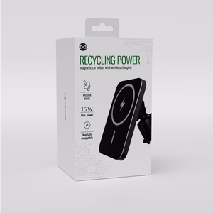 Forever pārstrādāts auto turētājs ar indukcijas uzlādi, saderīgs ar MagSafe RUS138-MS-01