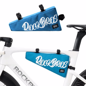 Rockbros G008 Flash Journey trīsstūra velosipēda rāmja soma XL 1.9 l - zila