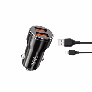 XO car charger CC48 2x USB 2,4A black