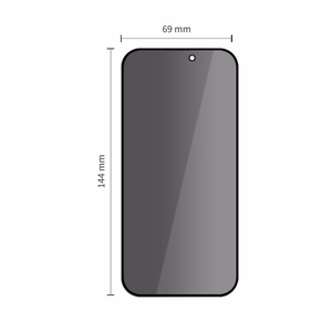 Tech-Protect Ātrās uzstādīšanas Spy+ privātuma stikls 2 komplekts iPhone 14 Pro