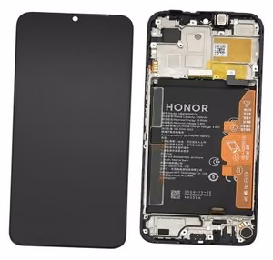 Oriģinālais Huawei Honor X6b Plus / X6b LCD ekrāna un skārienpaneļa modulis ar rāmi un akumulatoru, melns (servisa iepakojums)