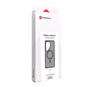 Maciņš priekš Samsung S26 Ultra Forcell F-Protect BumperX Premium saderīgs ar MagSafe melns