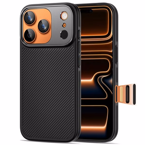 Tech-Protect Kevlar Aramid MagSafe Чехол для iPhone 17 Pro - чёрный