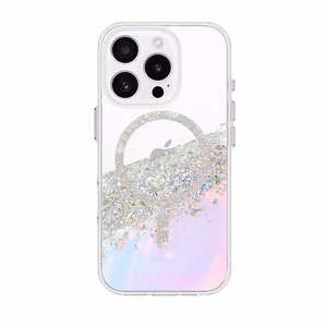 Case-Mate Karat Soap Bubble MagSafe vāciņš ierīcei iPhone 16 Pro, zaigojošs