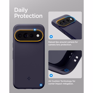 Spigen Nano Pop MagSafe maciņš, paredzēts Google Pixel 11 Pro XL, tumši zils