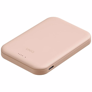 Uniq Lyden Lexa magnetisks 5000mAh PD USB-C MagSafe portatvais ladetajs - roza