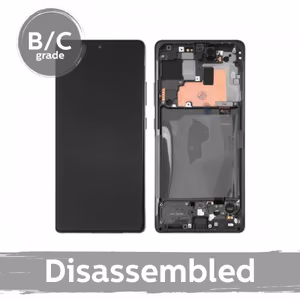 LCD Displejs Saderīgs ar Samsung G770 S10 Lite ar Frame / Prism Melns / (8.5/10 Used)