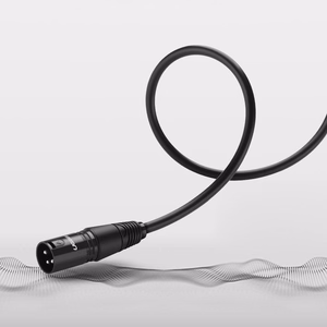 Ugreen AV130 66717 audio XLR (sieviešu) - XLR (vīriešu) kabelis mikrofonam / pastiprinātājam 2m - melns