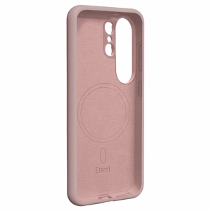 Etteri Silikona Mag maciņš for Samsung Galaxy S26 Ultra gaiši rozā