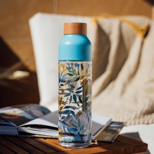 Quokka Ice Ecozen ūdens pudele, 840 ml, Akvareļu lapas
