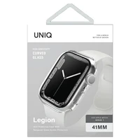 Uniq viedtālruņa apvalks Legion Apple Watch Series 7/8/9 41mm caurspīdīgs