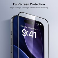 ESR UltraFit aizsargstiklu komplekts 2 gab. iPhone 17 Air – caurspīdīgs