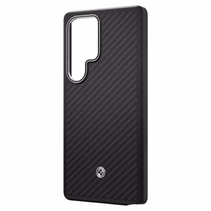 Spigen Enzo Aramid GP-FPS938PGABW silikona apvalks ar iebūvētu MagFit gredzenu Samsung Galaxy S25 Ultra - melns