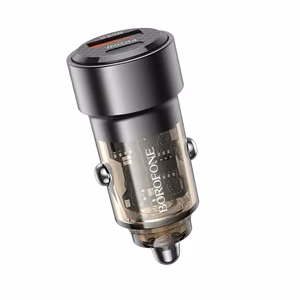 Auto lādētājs Borofone BZ20 PD20W+QC3.0 38W melns