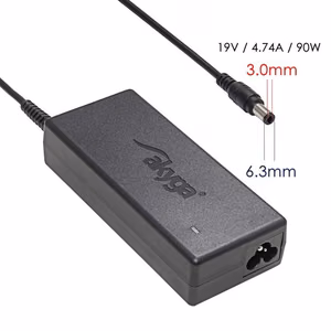 Lādētājs portatīvajam datoram Akyga AK-ND-27 (19V / 4.74A 90W 5.5 x 3.0mm + pin) SAMSUNG 1.2m