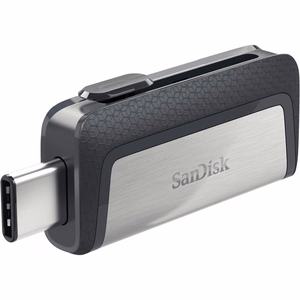 SanDisk zibatmiņa 64GB USB 3.1 / USB-C Ultra Dual Drive