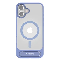 Torras Pstand Series viedtālruņa apvalks iPhone 16 (zils)