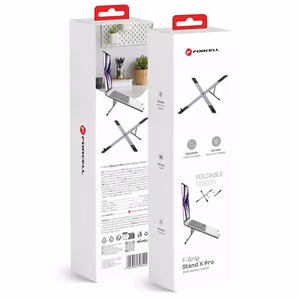 FORCELL F-GRIP Fold Stand X Pro galda turētājs - pelēks