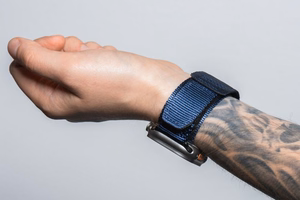 Strap to Apple Watch Forcell F-Design FA05 nylon hook-and-loop 38 / 40 / 41 mm blue