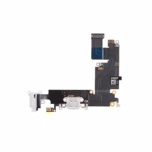Charging Port Saderīgs ar Apple iPhone 6 Ar Flex / Balts / OEM