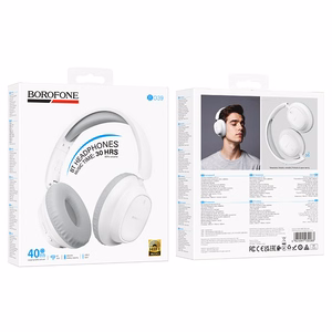 Borofone BO39 Melotide Bluetooth austiņas, baltas