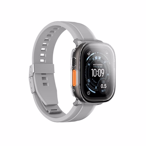 AmazingThing Radix Glass Screen Protector with Case for Apple Watch UItra 3 49mm - Clear