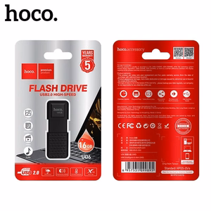Флешка 16ГБ USB 2.0 (USB A) Hoco UD6 чёрная