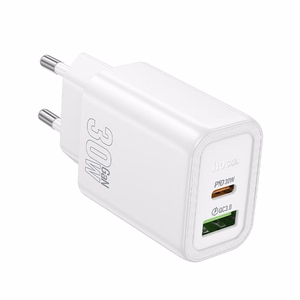Зарядное устройство для телефона Hoco USB A + USB C QC3.0 PD 3A 30W N63 белое