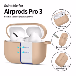 Tech-Protect Силиконовый чехол Hook для AirPods Pro - бежевый
