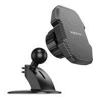 Borofone Automašīnas turētājs BH111 Adelante magnētiskais ar pašlīmējošu pamatni melns