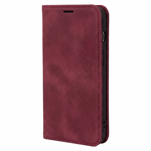 Smart Suede maciņš Honor 600 / Honor 600 Pro bordo
