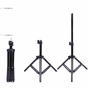 LED Ring Lamp 16cm Ar Desktop Tripod Mount Up to 70cm Un Dual Phone Bracket, USB