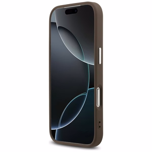 Guess 4G Classic Logo MagSafe Чехол для iPhone 17 Pro Max - коричневый
