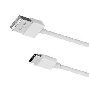 Borofone BX3 USB-A–USB-C kabelis, 1 m, 3 A, balts