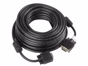 Lanberg CA-VGAC-10CC-0100-B VGA cable 10 m VGA (D-Sub) melns